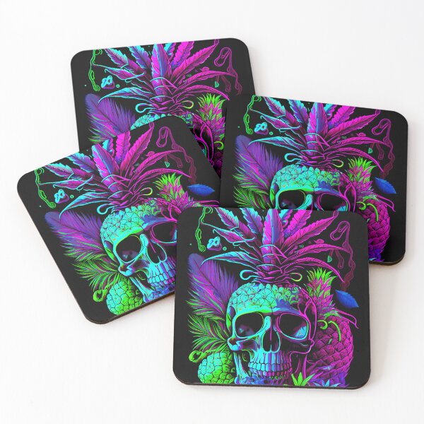Item preview, Trippy Pineapple Skull designed and sold by MindWave THC.