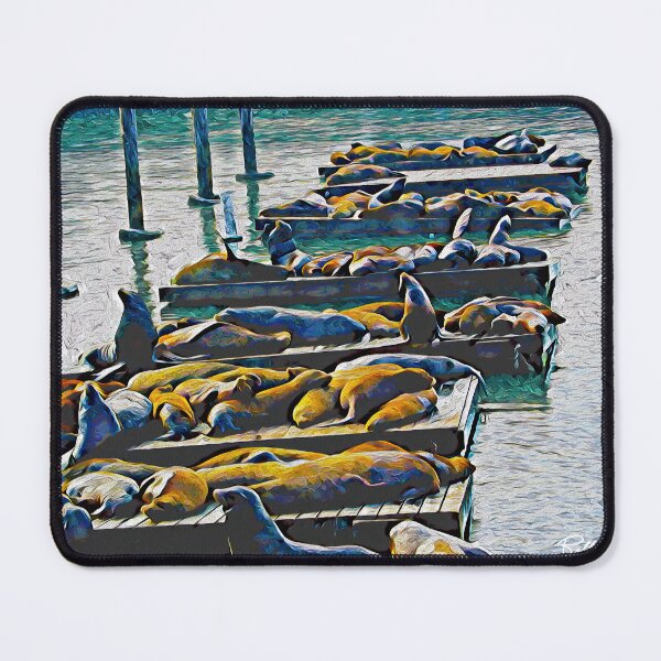 Item preview, SLEEPING SEALS designed and sold by ArtbyRolleen.