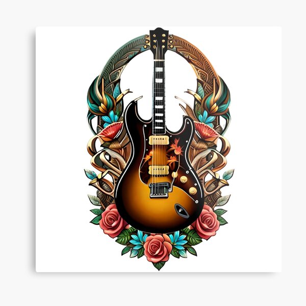 Guitar Tattoo Images  Browse 6858 Stock Photos Vectors and Video   Adobe Stock