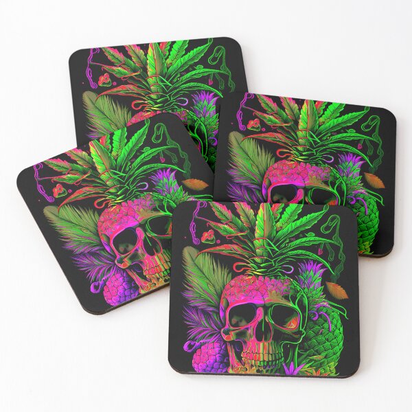 Item preview, Trippy Pineapple Skull designed and sold by MindWave THC.
