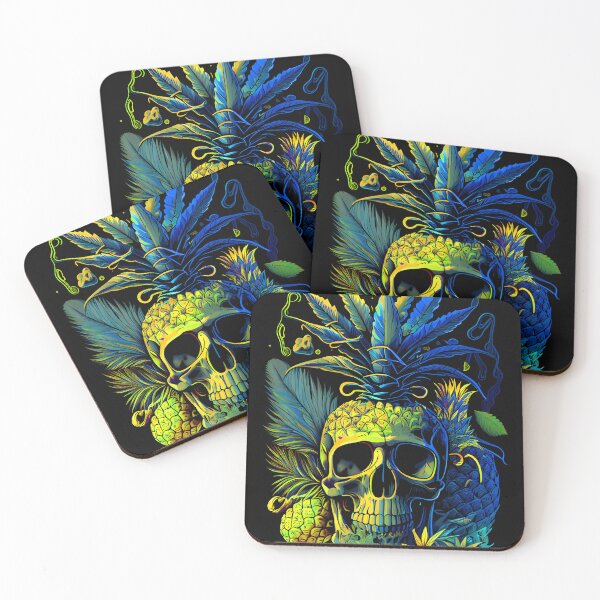 Item preview, Trippy Pineapple Skull designed and sold by MindWave THC.
