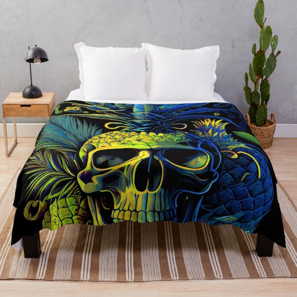 Item preview, Trippy Pineapple Skull designed and sold by MindWave THC.