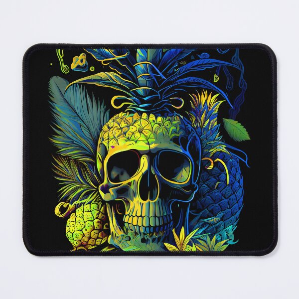 Item preview, Trippy Pineapple Skull designed and sold by MindWave THC.
