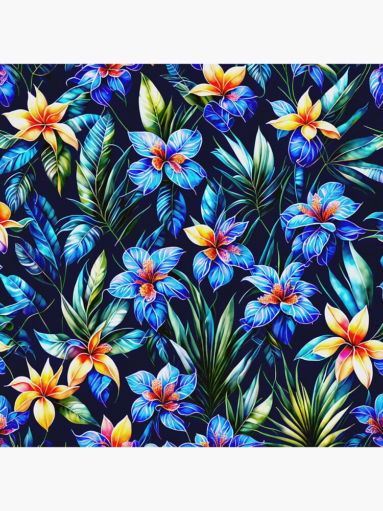 "Dream Flowers 18 Colour Version No 4" Sticker for Sale by aklara