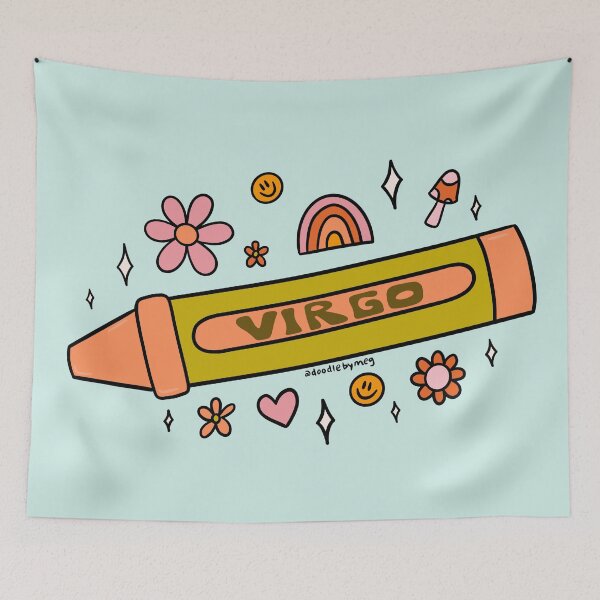 Item preview, Virgo Crayon designed and sold by doodlebymeg.