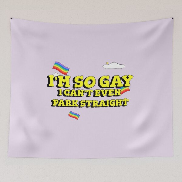 Item preview, I'm So Gay, I Can't Even Park Straight Funny designed and sold by Harmonick-Tees.
