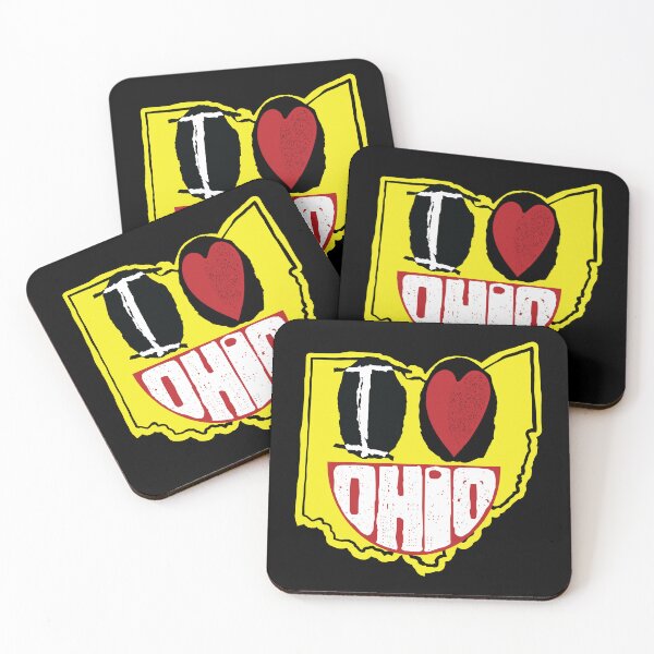 Item preview, I Love Ohio Smiling Happy Face designed and sold by pelagio.