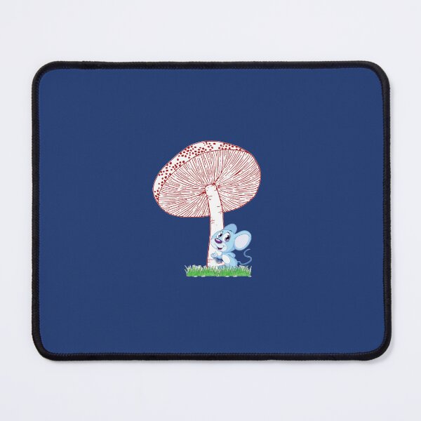Item preview, A cute mouse under the red mushroom designed and sold by Jk-812.