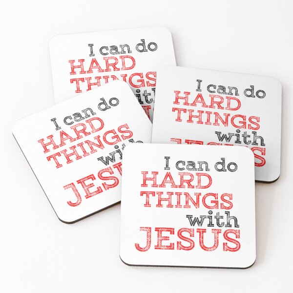 Item preview, I Can Do Hard Things With Jesus designed and sold by EvangelLuke.