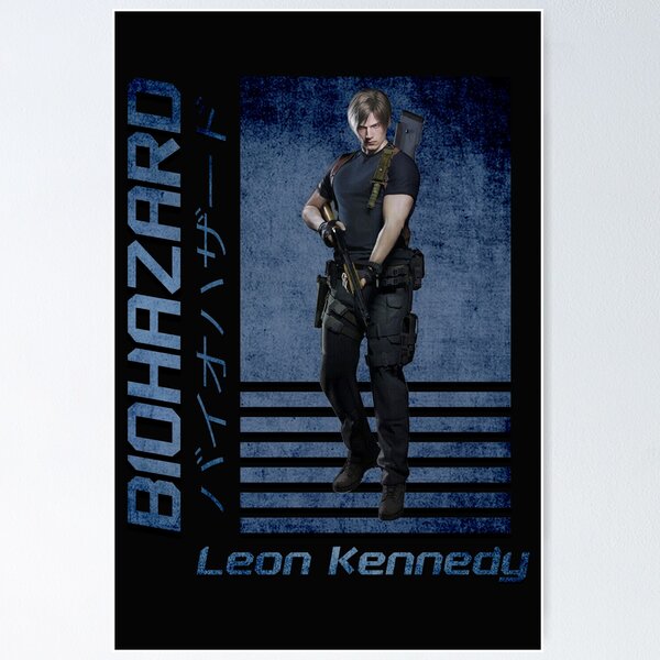 Artikel-Vorschau von Retro Leon Kennedy - Blau, designt und verkauft von Cvera7.