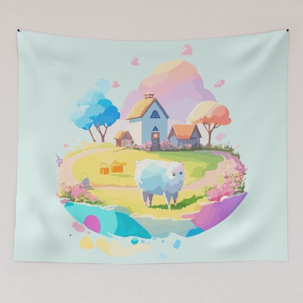 Item preview, Peaceful farm designed and sold by elearah1.