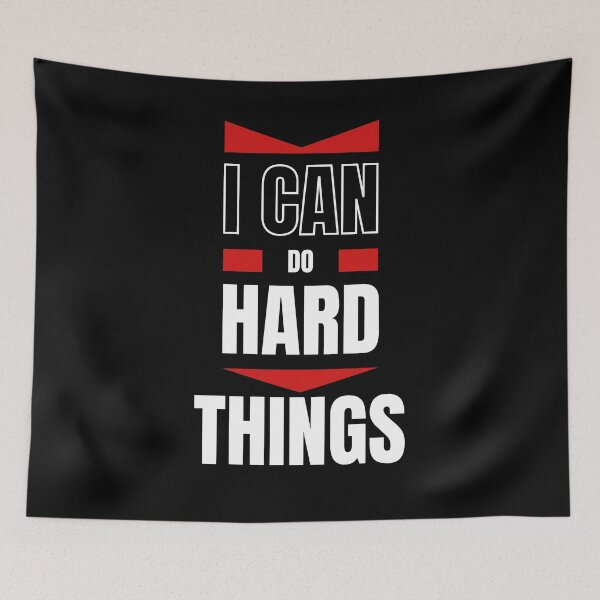 Item preview, I Can Do Hard Things: Breaking Barriers with Confidence designed and sold by ValleyDream.
