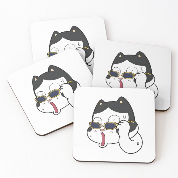 Item preview, sideburns funny cat with swag and thug life face lower sunglasses in shock designed and sold by snow-at-noon.
