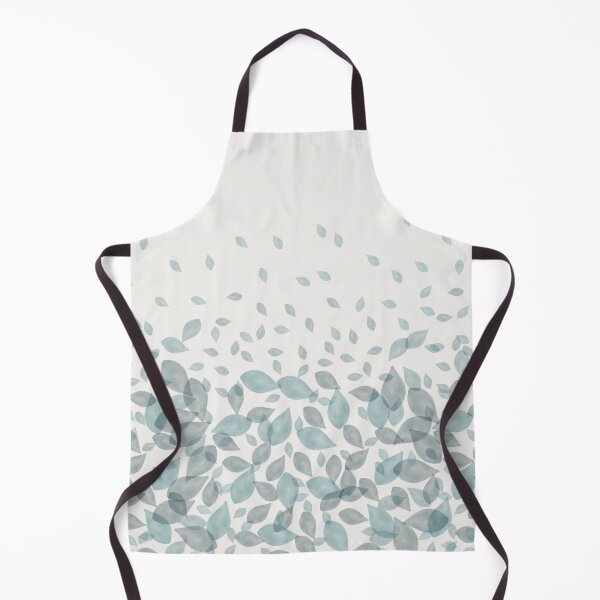 Item preview, Watercolor Scatter Leaves (Teal) designed and sold by Ericksondesigns.