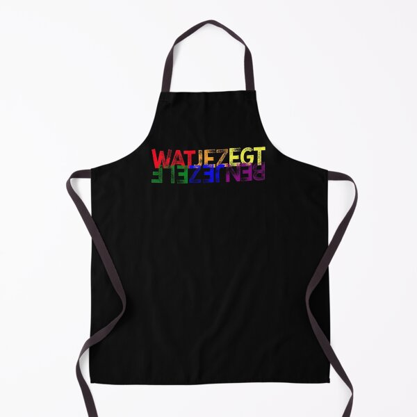 Item preview, Wat je zegt ben jezelf (You Are What You Say, in Dutch) - single image style - black background designed and sold by ByMaSOLE.