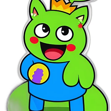 Artwork thumbnail, Cute Sticker by RareBitsLab