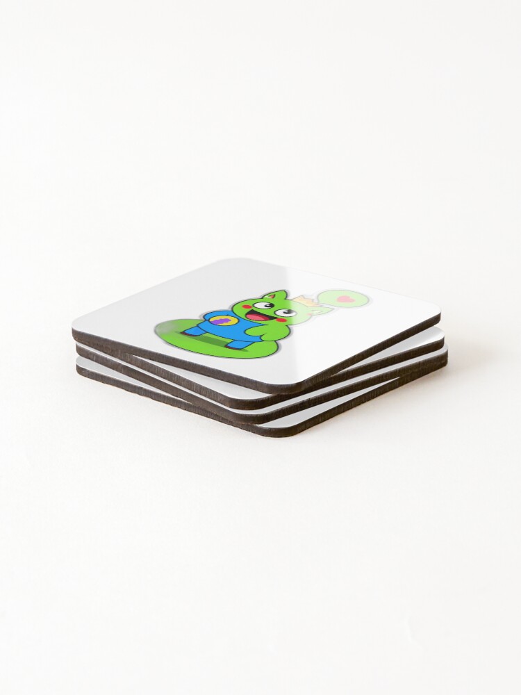 Thumbnail 4 of 5, Coasters (Set of 4), Cute Sticker designed and sold by RareBitsLab.