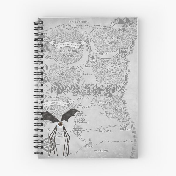 Item preview, Fantasy Map: Skate's World with Rattle designed and sold by Thinklings.