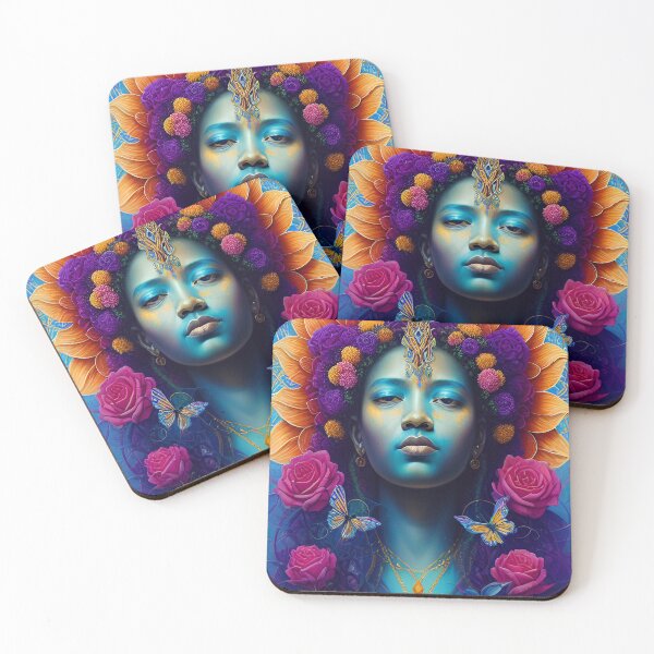 Item preview, Floral Illustrations Feminine Beauty Girl Illustration designed and sold by CyberArtWorld.