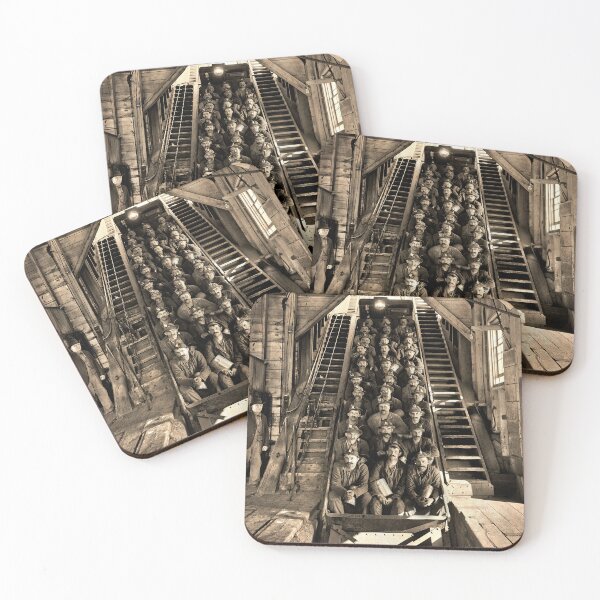 Item preview, Copper Miners Ready to Descend Shaft No. 2 - 1905 designed and sold by Daniel Hagerman.