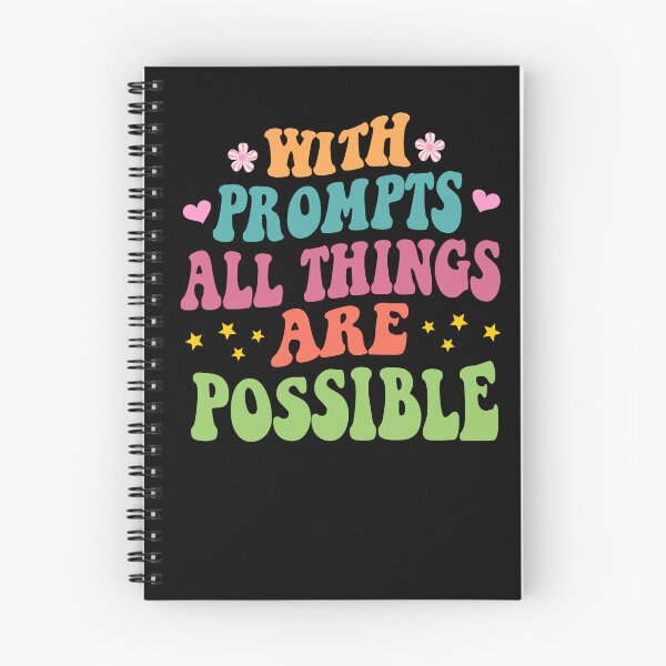 Item preview, With Prompts all Things are Possible Quote designed and sold by Tetete.