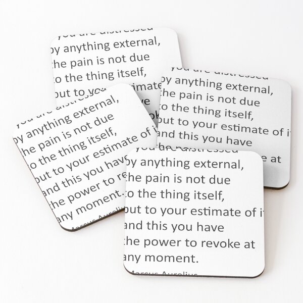 Item preview, Quotes Daily Stoic Distressed Marcus Aurelius designed and sold by artbibun.