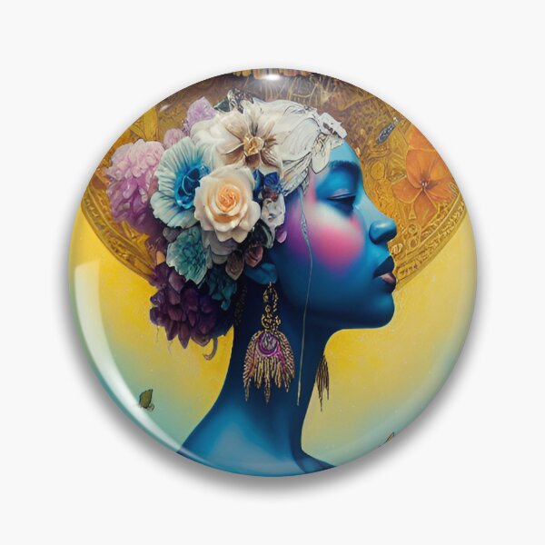 Item preview, Feminine Beauty Girl Illustration Floral Illustrations  designed and sold by CyberArtWorld.