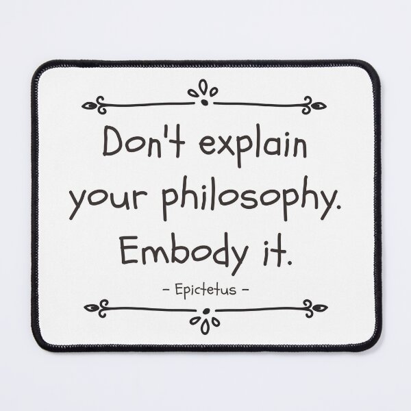 Item preview, Quotes Daily Stoic Dont Explain Epictetus designed and sold by artbibun.