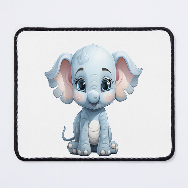 Item preview, The Darling Elephant with Blue Eyes designed and sold by Pyro-Store.