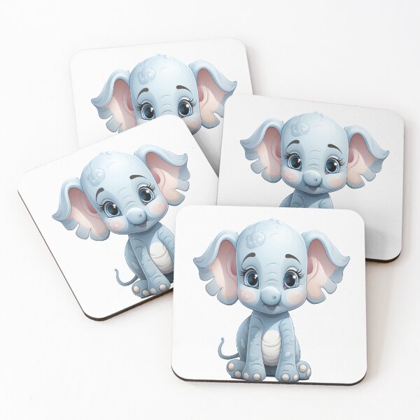 Item preview, The Darling Elephant with Blue Eyes designed and sold by Pyro-Store.