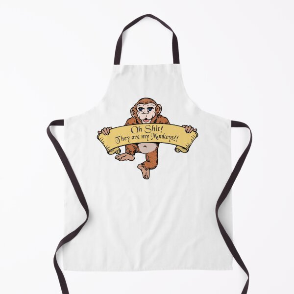 Item preview, Oh S#!+, They Are My Monkeys - Carry bags & bottles designed and sold by Art Off the Wood.