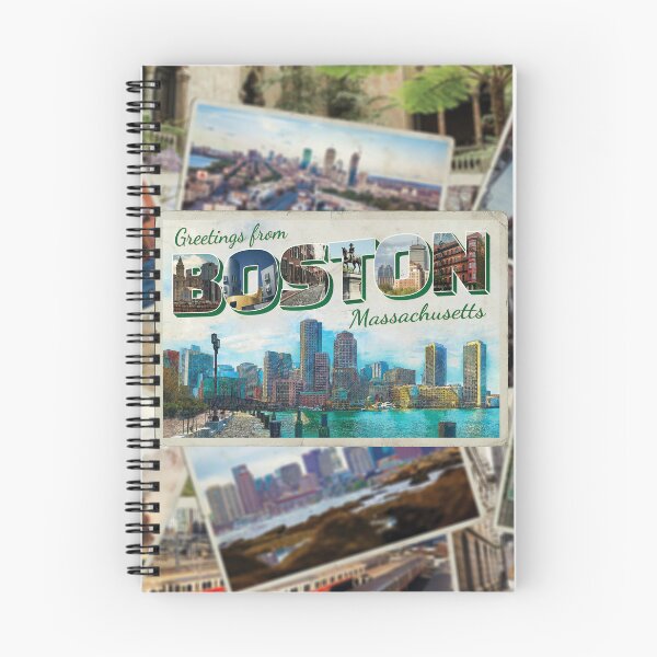 Item preview, Saludos desde Boston en Massachusetts Recuerdo retro de estilo vintage designed and sold by DeveloperProp0.