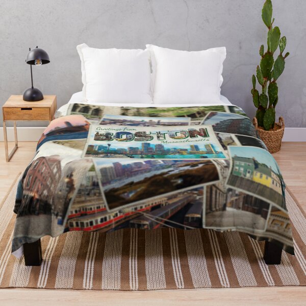 Item preview, Greetings from Boston in Massachusetts Vintage style retro souvenir designed and sold by DeveloperProp0.