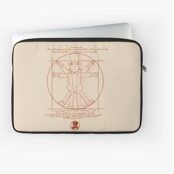 Vitruvian Layton Laptop Sleeve