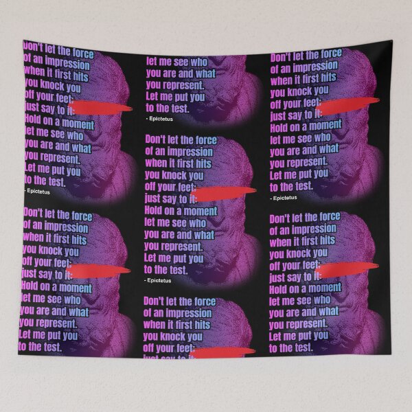 Item preview, Quotes Daily Stoic Dont Let The Force Epictetus designed and sold by artbibun.