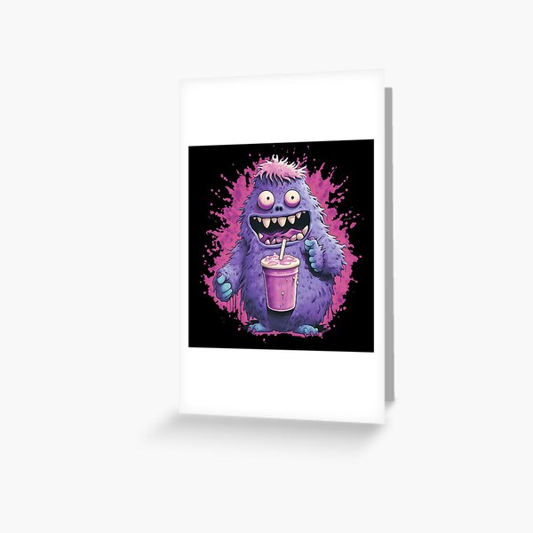 Grimace Shake Design, Trend, Grimace Character, Fast Food Art,  Poster for  Sale by Liezdesign