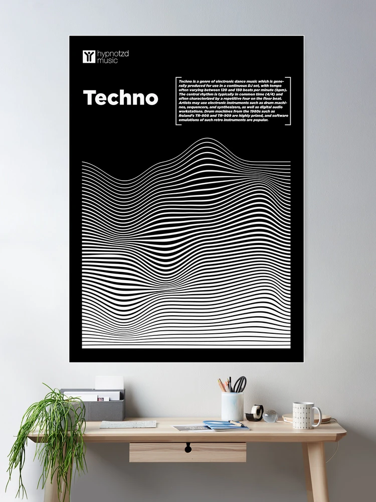 Techno definition tech art for Djs and Electronic Music fans