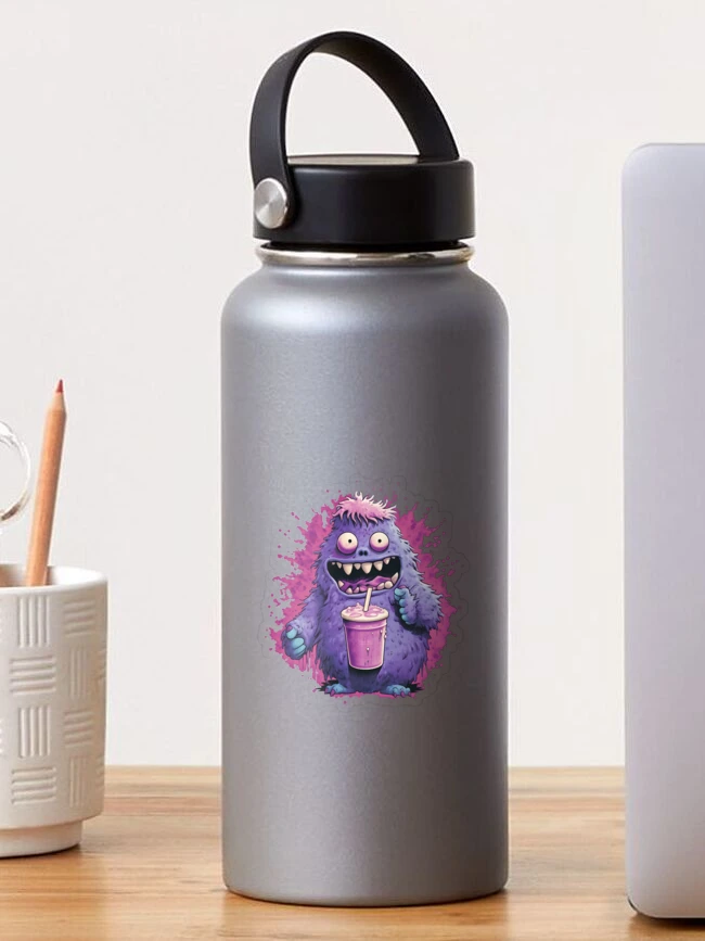 Grimace Shake Design, Trend, Grimace Character, Fast Food Art,  Sticker  for Sale by Liezdesign