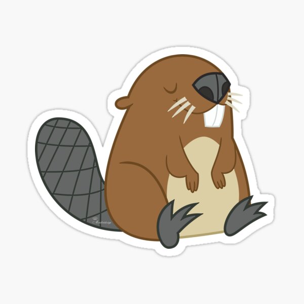 beaver Sticker