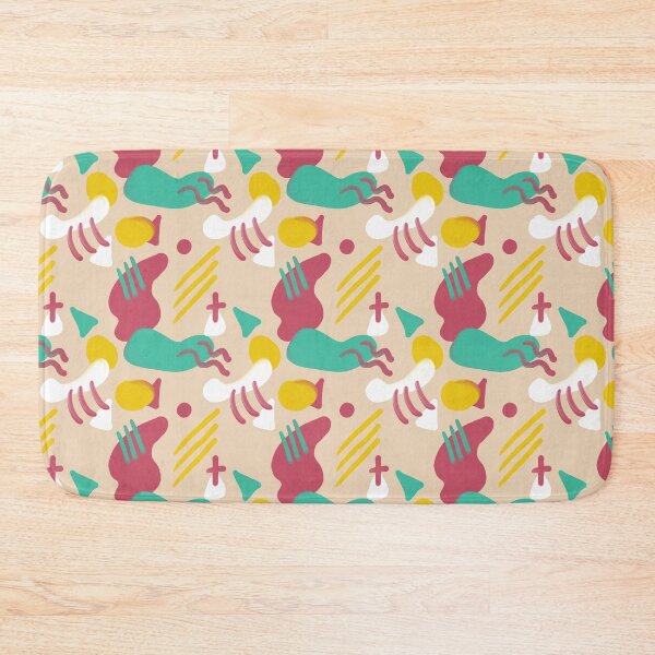 Item preview, Pattern 90s abstract colorful beige background designed and sold by CecyLL.
