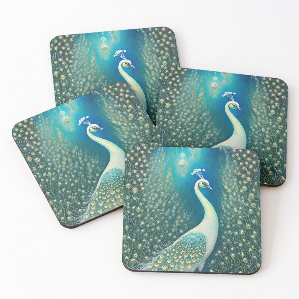 Item preview, Peacock In The Secret Garden designed and sold by ArtsyWishesShop.