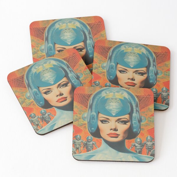 Item preview, 1960s SciFi Movie Poster - Fish People designed and sold by Smiling Collie Designs.