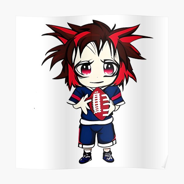 American Football Player Esport Logo Design Stock Vector  Illustration of  athletic anime 173287135
