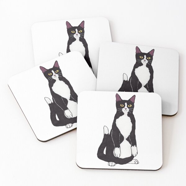Item preview, Standing Tuxedo Cat  designed and sold by sketchymaja.