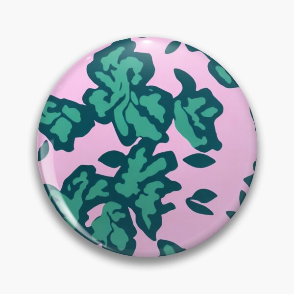 Item preview, Pink and Green Floral Pattern  designed and sold by Theo-B.