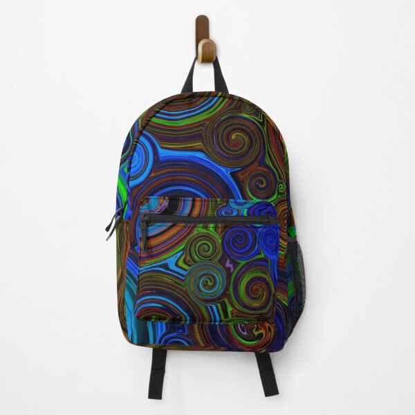 Item preview, Circling harmony: a play of blue, green and brown designed and sold by Patricia Piotrak.