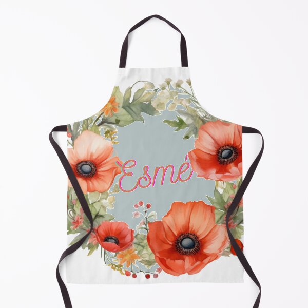 Item preview, A beautiful name design with Poppies "Esme" designed and sold by Storm20k.
