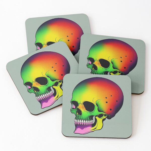 Item preview, Rainbow skull designed and sold by deadkesn.