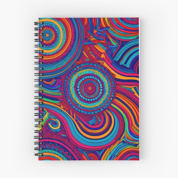 Item preview, Colorful Trippy Bohemian Abstract Art designed and sold by ColorZoo.