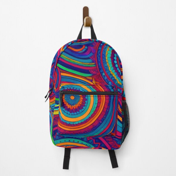 Item preview, Colorful Trippy Bohemian Abstract Art designed and sold by ColorZoo.